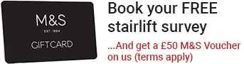Buy a stairlift through us and get £50 M&S voucher