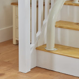 first step start stairlift rail